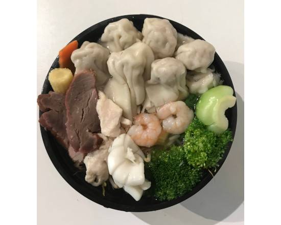 1A- Chop suey wonton soup 什菜云吞汤 (L)